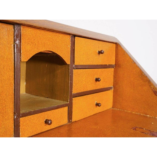 Children's Slanted Flap Secretaire Desk For Sale - Image 11 of 16