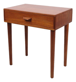 Danish Bedside or Side Table in Teak, 1960s
