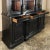 19th Century Grand Napoleon III Period Ebonized Triple Bookcase For Sale In Dallas - Image 6 of 13