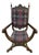 Antique Renaissance Revival Savonarola Armchair For Sale