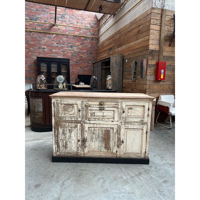 Wood Bar Counter, Early 20th Century For Sale - Image 7 of 14