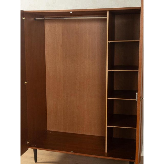 Vintage Wooden Wardrobe, Germany, 1960s For Sale - Image 5 of 7