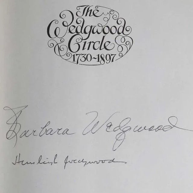 Paper Vintage The Wedgwood Circle, 1730-1897 by Barbara & Hensleigh Cecil Wedgwood Signed Book For Sale - Image 7 of 8