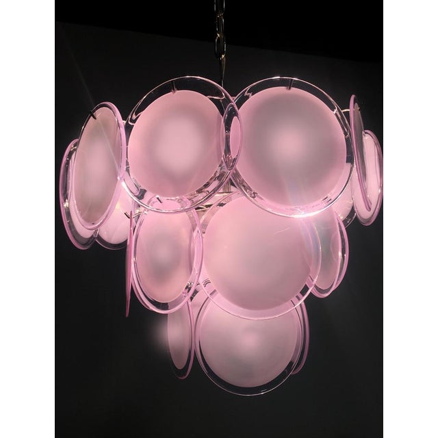 Murano Glass Chandelier by Vistosi For Sale - Image 6 of 16