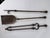 Rare 19th Century Cast Bronze Fireplace Tools Set of 3 Pieces For Sale - Image 13 of 17