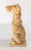 Late 19th Century 19th or 20th Century Egyptian Revival Faience Type Pottery Figure of a Seated Dog For Sale - Image 5 of 14