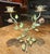 Italian Vintage Italian Toleware Two Arm Candelabra For Sale - Image 3 of 12