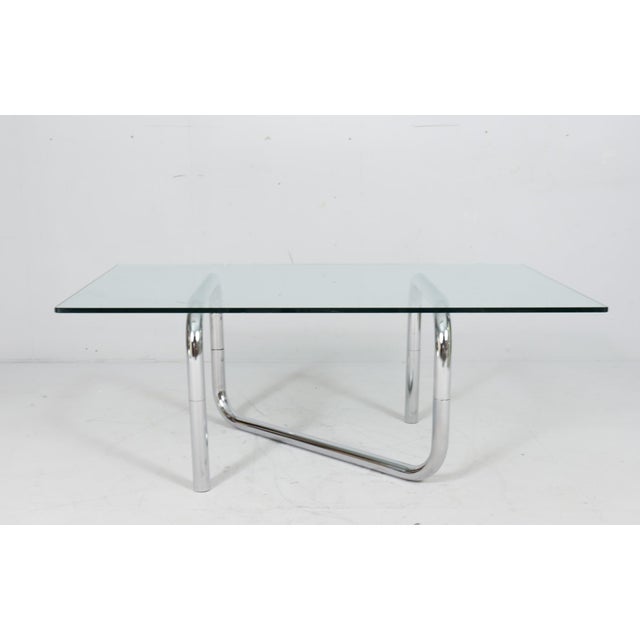 1970s French Tubular Steel Coffee Table, 1970s For Sale - Image 5 of 18