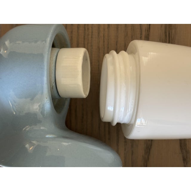 Model 6067 Sconces in Ceramic by Wilhelm Wagenfeld for Lindner, 1958, Set of 2 For Sale - Image 10 of 15