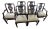 Baker Furniture Company Chippendale Inspired Mahogany Pretzel Back Dining Chairs. Two Arm Chairs and Four Side Chairs. For Sale