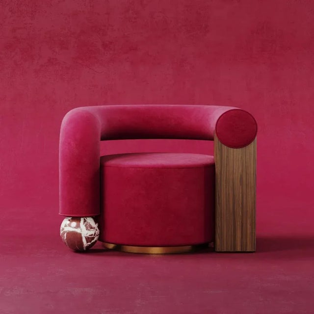 Galatea Armchair by Malabar, in New conditions. Designed from 2000 Signed by Maker