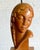 Vintage Art Deco Hand Carved Lady Table Lamp For Sale - Image 10 of 12