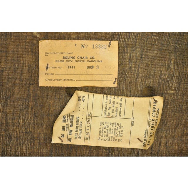 Vintage Boling Chair Co Mid Century Modern Walnut Lounge Arm Chairs (A) - Pair For Sale - Image 16 of 17