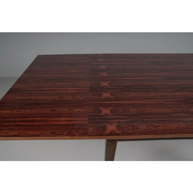 Scandinavian Rosewood Folding Dining Table, 1960s For Sale - Image 10 of 13