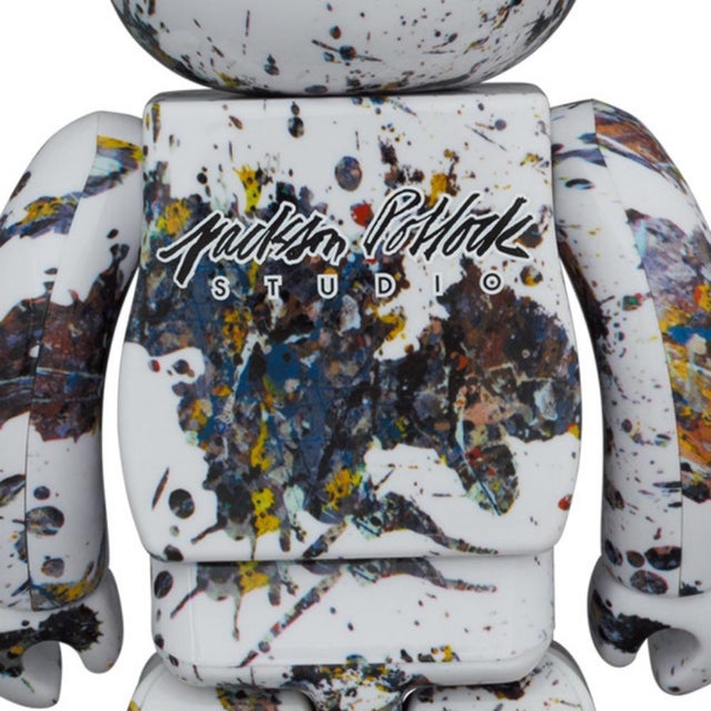 Jackson Pollock 400% & 100% Bearbrick Vinyl Figure (set of 2): Limited edition Jackson Pollock statue piece, defined by...