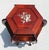 1970s Vintage Chinese Rosewood Hexagonal Plant Stand / Pedestal With Mother-of-Pearl Inlay For Sale - Image 5 of 16