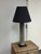 Restoration Hardware Restoration Hardware 19th Century Zinc Column Table Lamp For Sale - Image 4 of 12