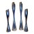Graduated Nambe Candle Holders- Set of 4 For Sale