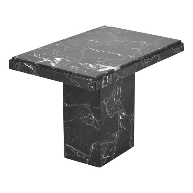 1980s Marble Side Table Attributed to Ello For Sale