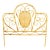 Mid Century Style Bamboo Double Headboard For Sale