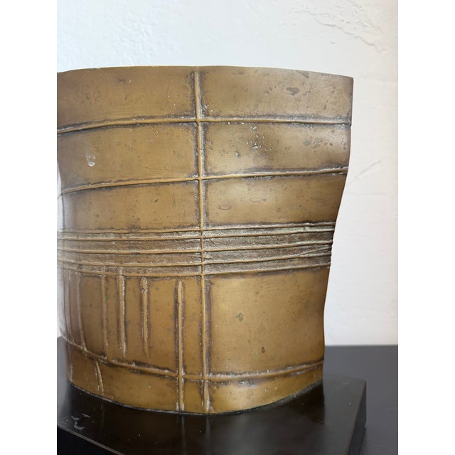 Wood Eveli Przepiorka Brazilian Modern Abstract Bronze Table Sculpture - 169/250 For Sale - Image 7 of 16