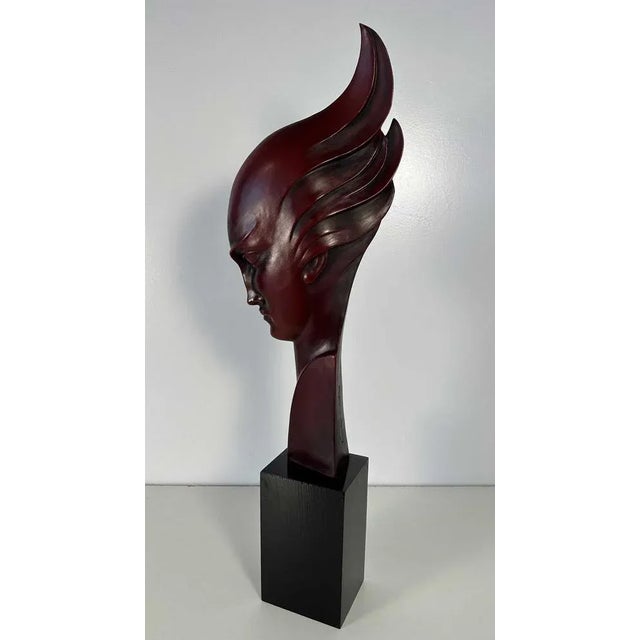 This Art Deco sculpture was produced in Italy and more precisely in Milan, by Guido Cacciapuoti in the 1930s. The base is...