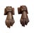 Pair of Vintage Victorian-Style Cast Iron Hand Door Knockers For Sale - Image 4 of 12