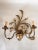 1970s Sconce in Gilt Metal and Brass Floral Pattern, 1970 For Sale - Image 5 of 7
