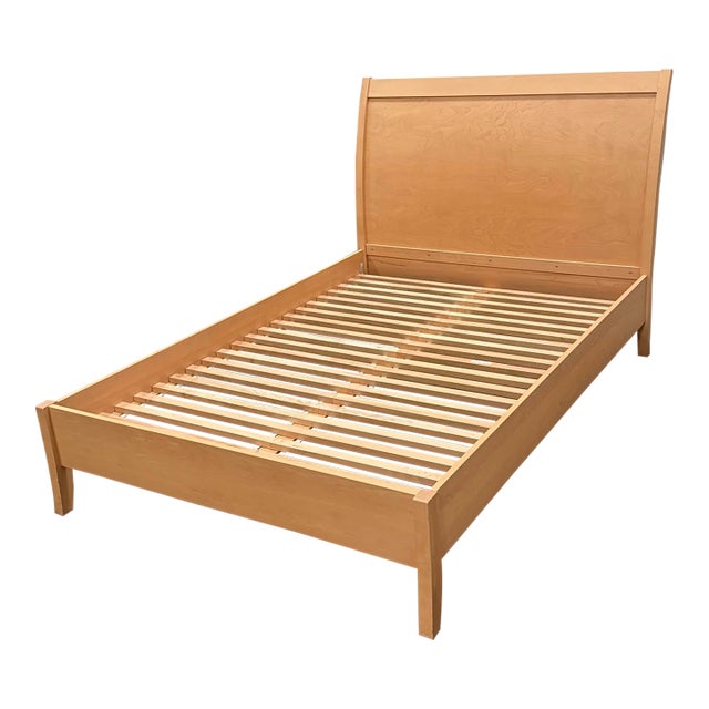 Full Size Baronet Furniture Solid Maple Panel Bed Frame For Sale