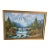 Mid 20th Century Large 39" Vintage W. Chapman Mountain Oil – Heavy Texture For Sale