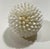 1990s Vintage White Sea Shell Decorative Ball For Sale - Image 5 of 9