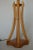 Mid-Century Modern 1950s Restored Hourglass Rattan & Mahogany Lamp, Pair For Sale - Image 3 of 9