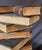Sculpture Materials Vintage Regency Faux Stacked Books Side Table – Trompe L’Oeil Library Accent For Sale - Image 7 of 7
