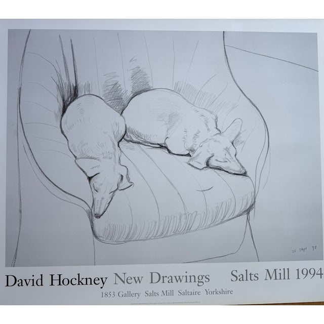 David Hockney (1937-2026), Black and White Dogs Exhibition Poster, 1994, Copyright David Hockney, Printed in the Uk For Sale - Image 12 of 18