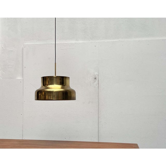 Mid-Century Modern Brass Bumling Pendant Lamp by Anders Pehrson for Ateljé Lyktan, 1960s For Sale - Image 12 of 18