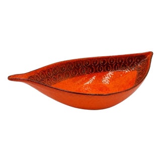 Large Modernist Italian Ceramic Bowl, 1960s For Sale