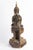 Antique Lacquered and Gilded Wooden Sculpture of Seated Buddha, 1800s For Sale - Image 5 of 11