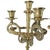 Empire Candelabra in Gilded Bronze, Set of 2 For Sale - Image 9 of 12