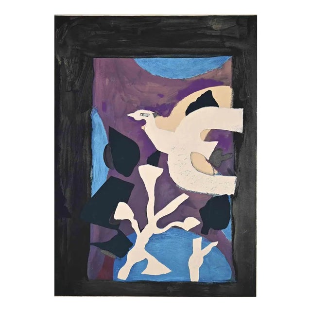 After Georges Braque, Oiseaux, Original Lithograph, Mid-20th Century For Sale