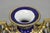 Antique Nippon Hand Painted Cobalt Blue Porcelain Twin Handle Bolted Urn Vase For Sale - Image 12 of 18