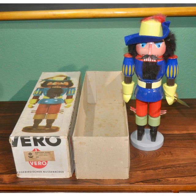 German Nutcracker in Original Box, 1970s For Sale - Image 4 of 12