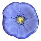 Limoges Porcelain Trinket Purple Flower Box For Sale