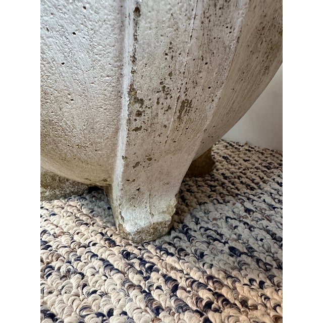 Vintage Concrete Planters With Grape Motif -a Pair For Sale In Philadelphia - Image 6 of 12