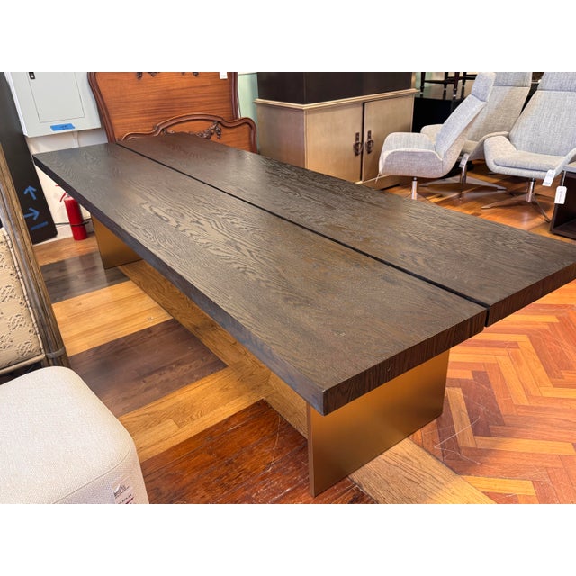 Design Plus Gallery presents the Channel Rectangular Dining Table by Thomas Bina & Ed Robinson for Restoration Hardware....