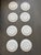 Mid 20th Century Vintage Chinese Export Famille Verte Cabbage & Butterfly Plates - Set of 8 For Sale - Image 5 of 8