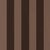 Traditional Sample - Schumacher Roosevelt Awning Stripe Fabric In Brown For Sale - Image 3 of 5