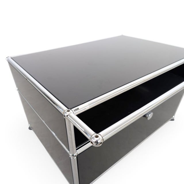 Coffee Table in Metal by Fritz Haller for USM Haller For Sale - Image 9 of 11