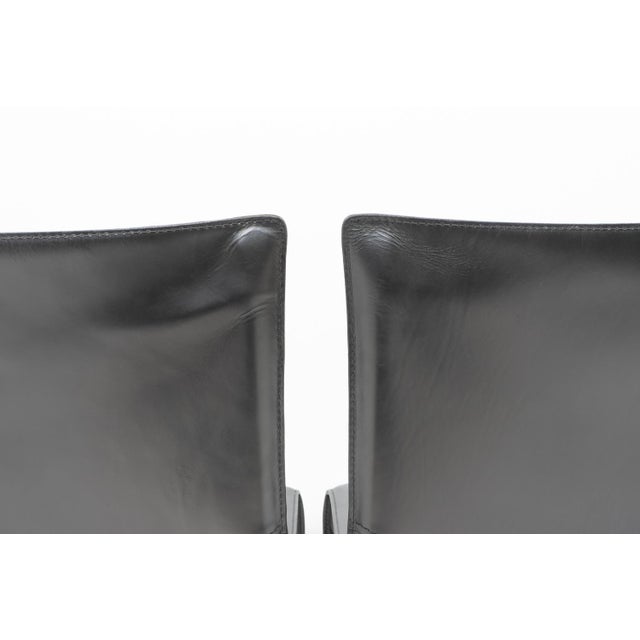 Cab 412 Chairs by Mario Bellini for Cassina, 1980s, Set of 6 For Sale - Image 9 of 13