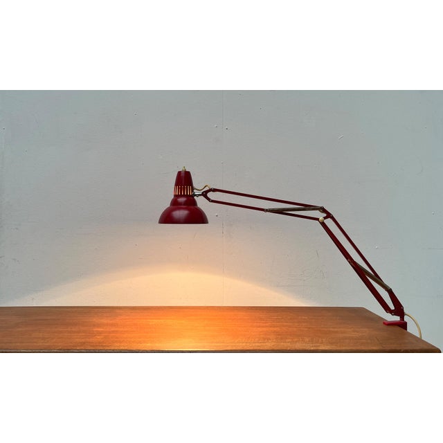 Mid-Century Swedish Desk Table Lamp from Ledu, 1960s For Sale - Image 6 of 18