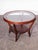 Round Dark Oak Side Table by Kozelka & Kropacek for Interieur Praha, 1950s For Sale - Image 3 of 8